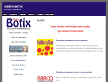 Tablet Screenshot of botix.com.ar